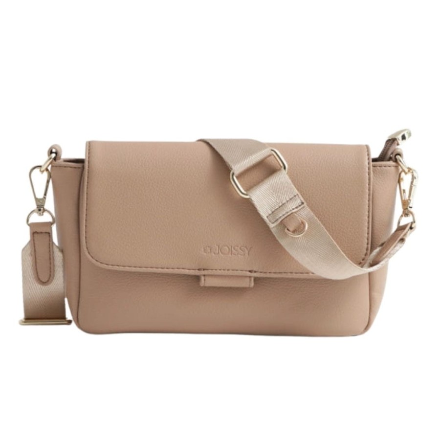 Mała torebka crossbody na ramię dla Mamy KENZA blush beige / Joissy