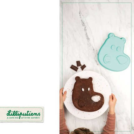 Silikonowa forma do pieczenia Mały kucharz - Niedźwiadek Cesar, 4+ / Lilliputiens 81110
