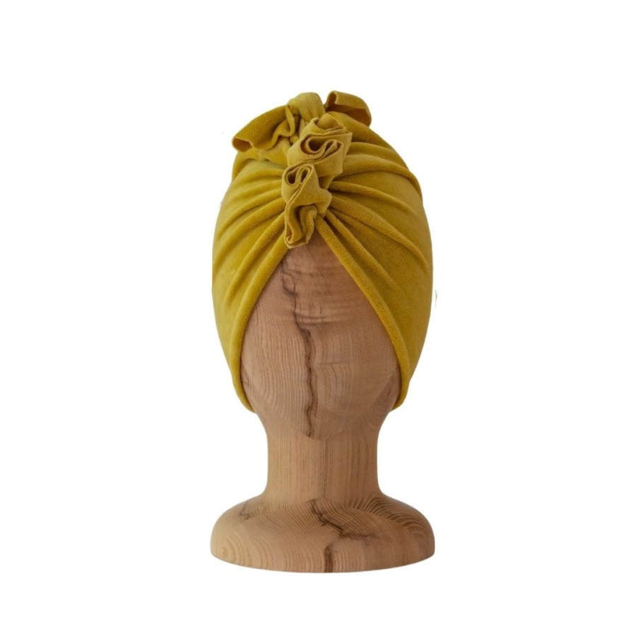 Turban Velvet Spicy Mustard RÓŻNE ROZMIARY / Looks by LUKS