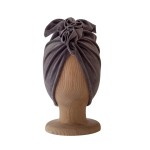 Turban Velvet Silver Grey RÓŻNE ROZMIARY / Looks by LUKS