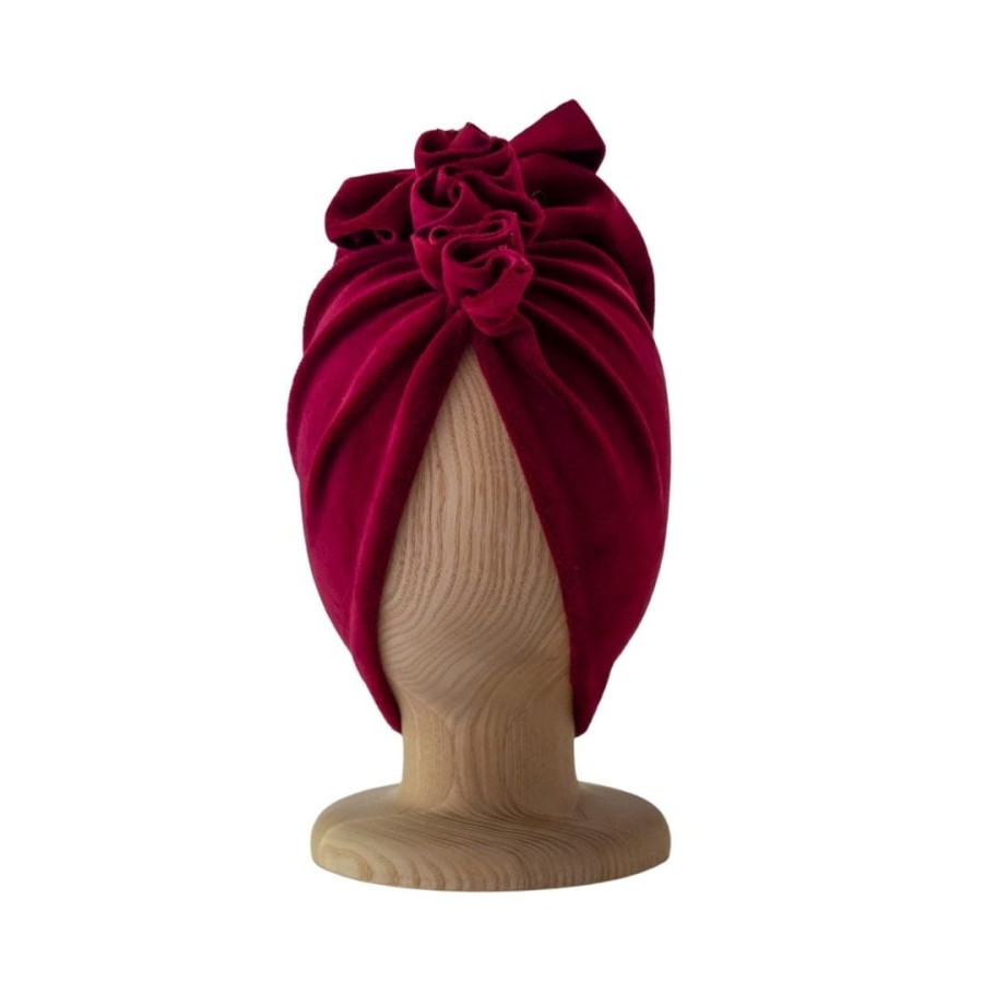 Turban Velvet Crimson Red RÓŻNE ROZMIARY / Looks by LUKS