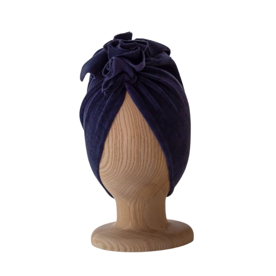 Turban Velvet Navy Blue RÓŻNE ROZMIARY / Looks by LUKS