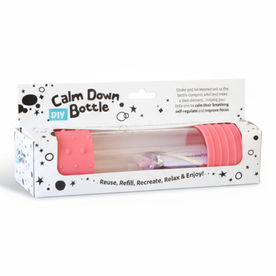 Butelka sensoryczna DIY różowa / Jellystone Designs