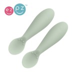 Silikonowa łyżeczka Tiny Spoon 2 szt. pastelowa zieleń / EZPZ