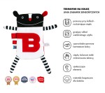 Super Zabawka MrB - przytulanka/termofor na kolkę, kontrastowe kolory / Lullalove