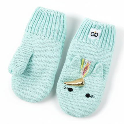 Rękawiczki dziecięce Jednorożec, roz. 6-12 msc. / Zoocchini