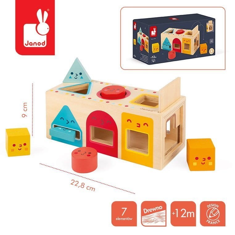 Sorter figur geometrycznych / Janod