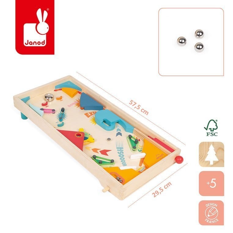 Gra zręcznościowa - Pinball 5+ / Janod