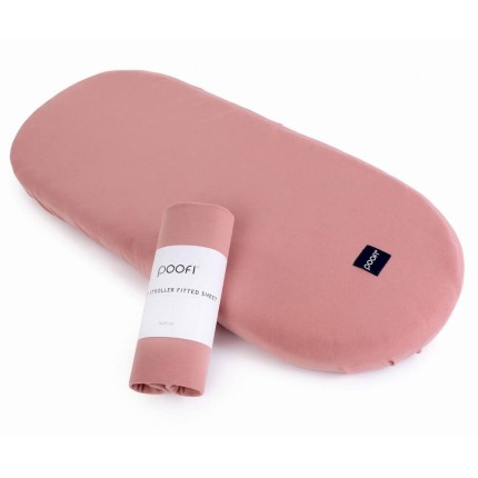 Prześcieradło do gondoli Organic kolor - herbaciana róża / POOFI