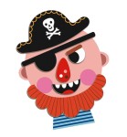 Magnetyczna układanka Śmieszne buzie Chłopiec Magnetibook kolekcja 2018 / Janod