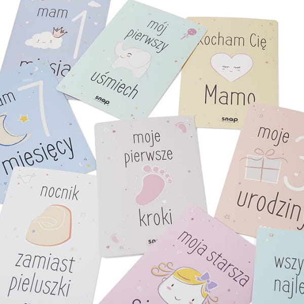 Foto-karty dla dzieci 0-3 lat / Snap the moment