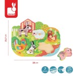 Puzzle drewniane Wesoła Farma / Janod