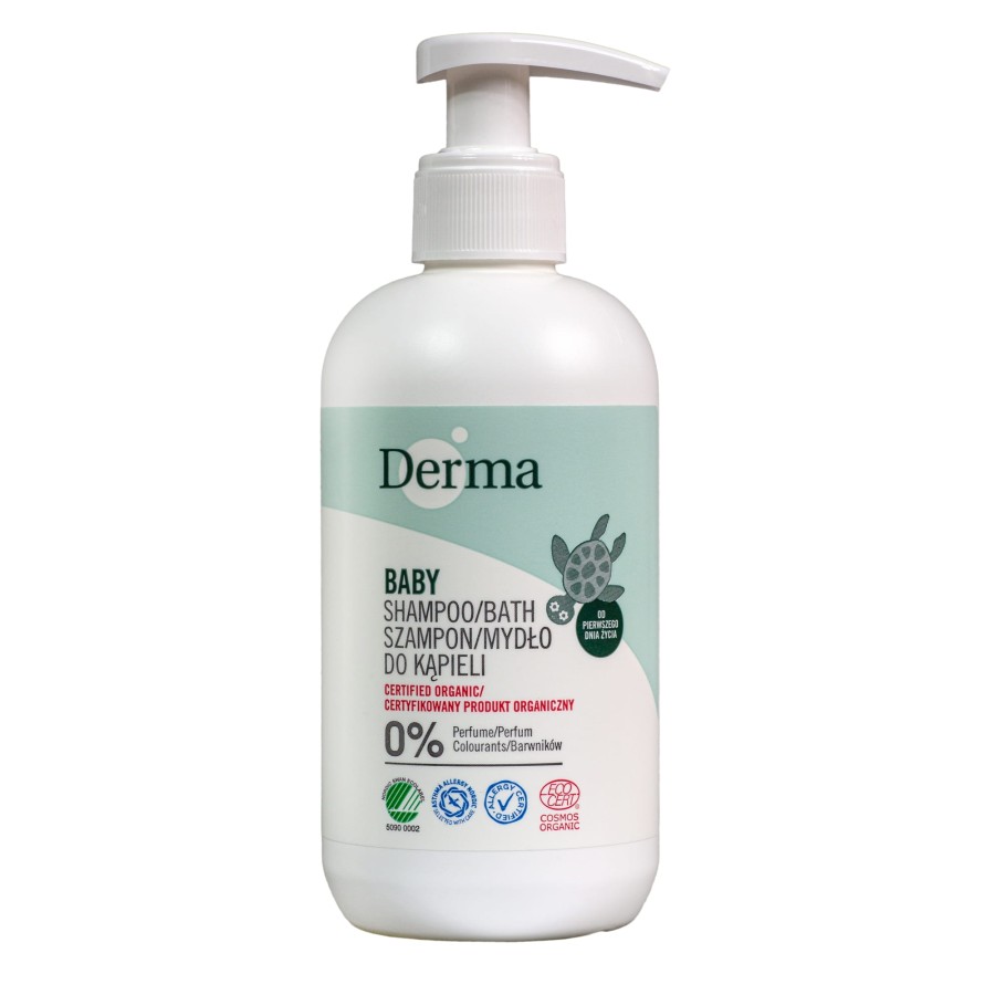 Szampon i mydło do kąpieli 250 ml / Derma Eco Baby