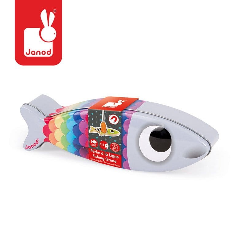 Zestaw magnetyczny do łowienia 10 rybek Sardynka / Janod