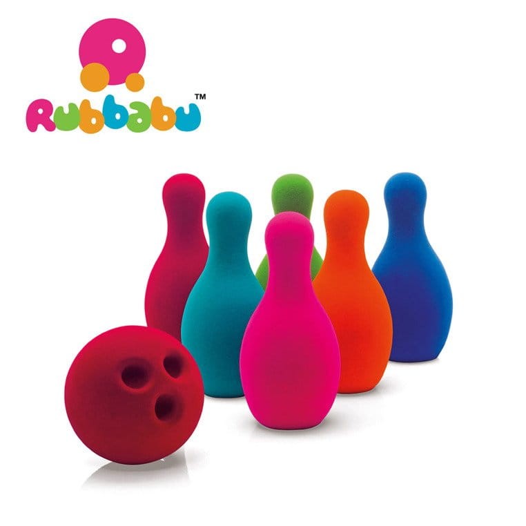 Zestaw do gry w kręgle sensoryczny / Rubbabu