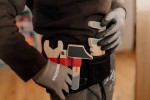 Pas z drewnianymi narzędziami i rękawicami roboczymi Brico'kids 3-6 lat / Janod