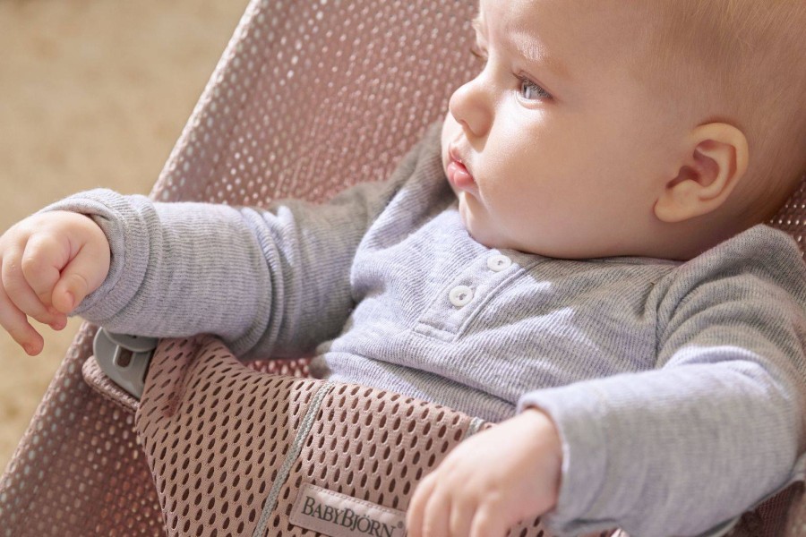 BABYBJORN - leżaczek BLISS MESH, dusty pink