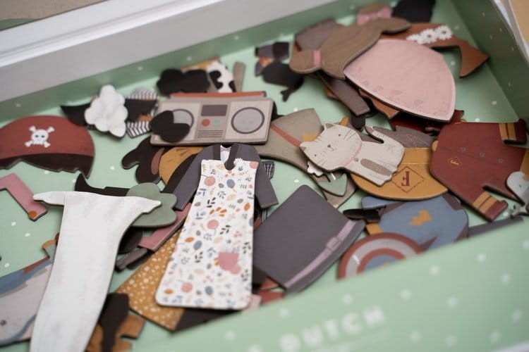 Zestaw magnesów Rosa & Jim / Little Dutch