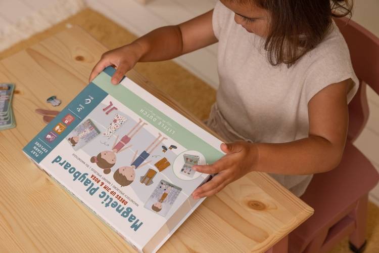 Zestaw magnesów Rosa & Jim / Little Dutch