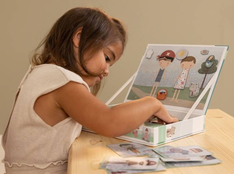 Zestaw magnesów Rosa & Jim / Little Dutch