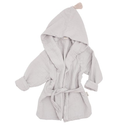 Muślinowy szlafroczek - szary, 3-4 lata / Bim Bla
