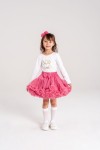 Spódnica Pettiskirt - szminkowy róż RÓŻNE ROZMIARY / Manufaktura Falbanek