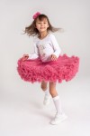 Spódnica Pettiskirt - szminkowy róż RÓŻNE ROZMIARY / Manufaktura Falbanek