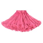 Spódnica Pettiskirt - szminkowy róż RÓŻNE ROZMIARY / Manufaktura Falbanek
