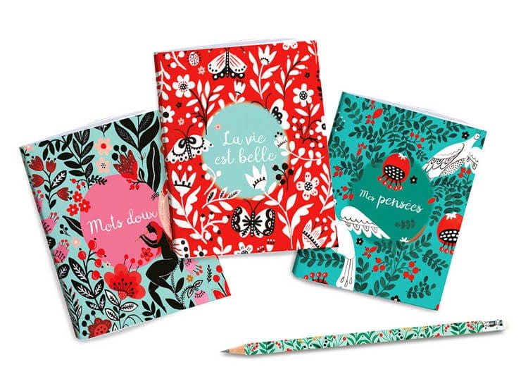 Zestaw notesików wraz z ołówkiem / Auzou