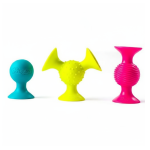 Bobo Przyssawki. 3 Grzechotki. PipSquigz. / Fat Brain Toys