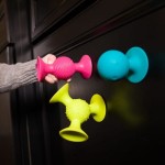 Bobo Przyssawki. 3 Grzechotki. PipSquigz. / Fat Brain Toys