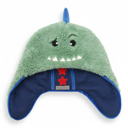 Dwustronna czapka zimowa Diznozaur i Astronauta / FlapJack