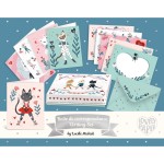 Zestaw ozdobnej papeterii LUCILLE / Djeco