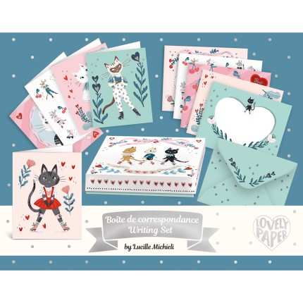 Zestaw ozdobnej papeterii LUCILLE / Djeco