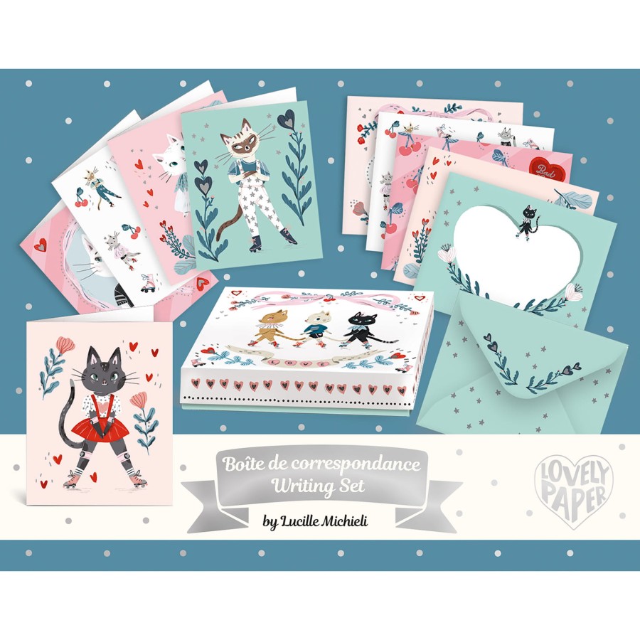 Zestaw ozdobnej papeterii LUCILLE / Djeco