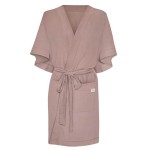 Szlafrok/kimono LINEN dla kobiet w ciąży i dla mam - Adobe Rose / BabySteps