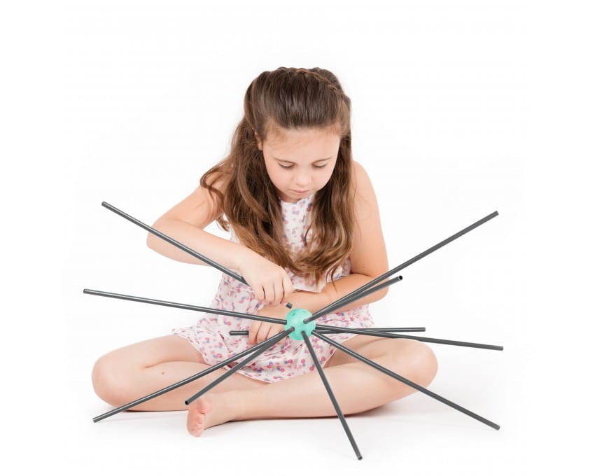 Zwariowany Namiot szaro-różowy / Kolorowe Baloniki