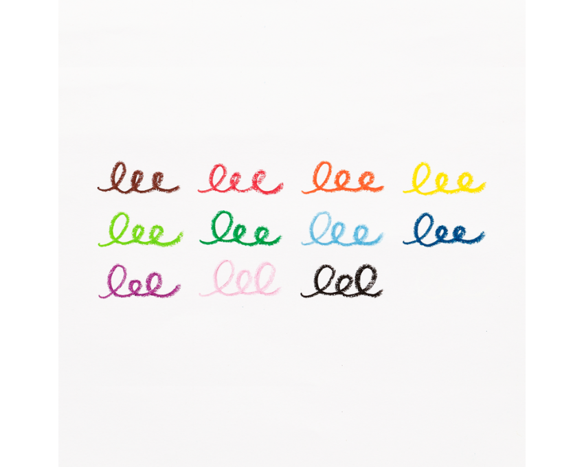 Kredki olejne wykręcane pastele 12 szt. Twisty Stix / Ooly