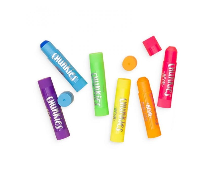 Farba w kredce 6 szt., Chunkies Paint Sticks - Neonowe / Ooly