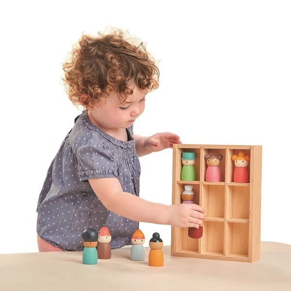 Drewniane figurki do zabawy - Folk Hotel