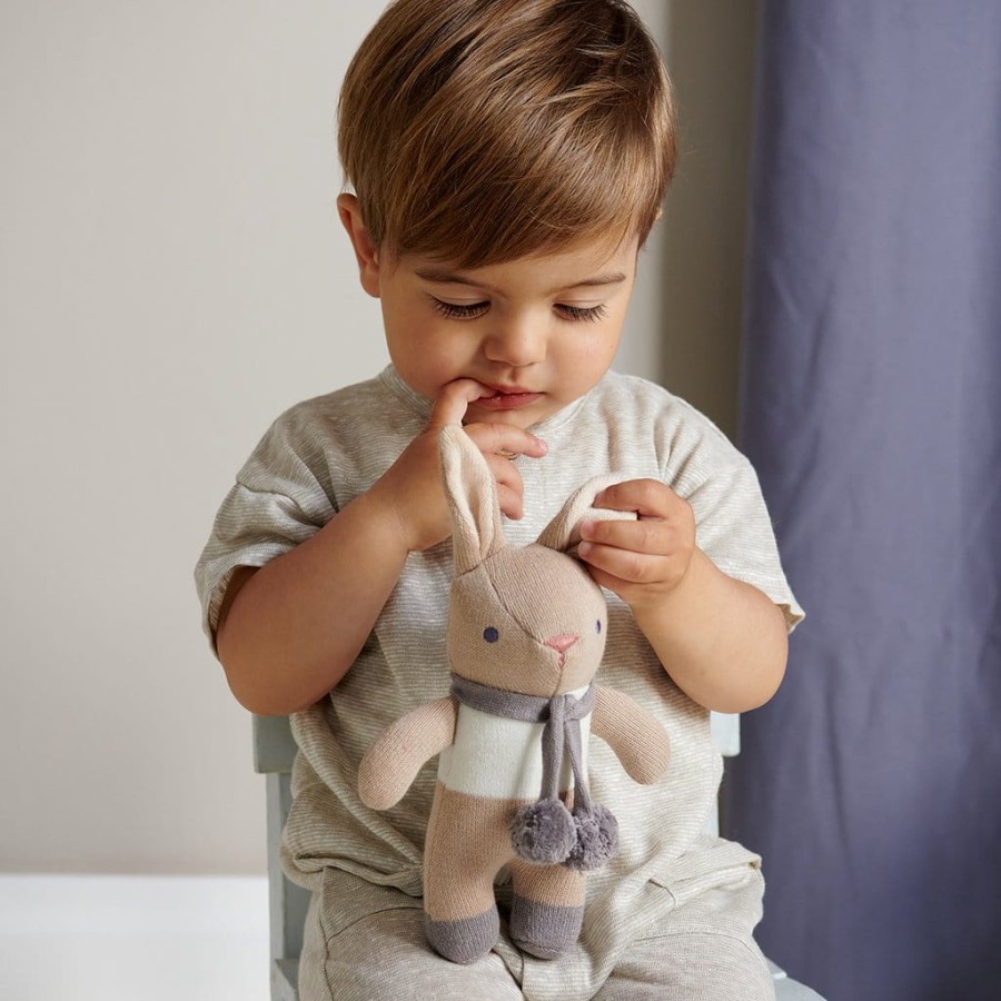 Zestaw prezentowy z bawełny organicznej, Taupe Bunny / ThreadBear