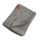 Kocyk bawełniany 80×100 – szary