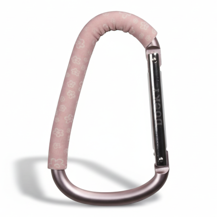 Haczyk zaczep otwierany do wózka Floral Pink / Dooky