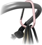 Haczyk zaczep otwierany do wózka Floral Pink / Dooky