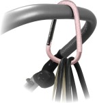 Haczyk zaczep otwierany do wózka Floral Pink / Dooky