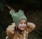 Wełniany zestaw zimowy - jasna pistacja, rozmiary / benni