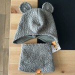 Wełniany zestaw zimowy - ciemna oliwka, rozmiary / benni