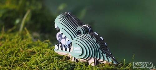 Krokodyl Eko Układanka 3D / Eugy