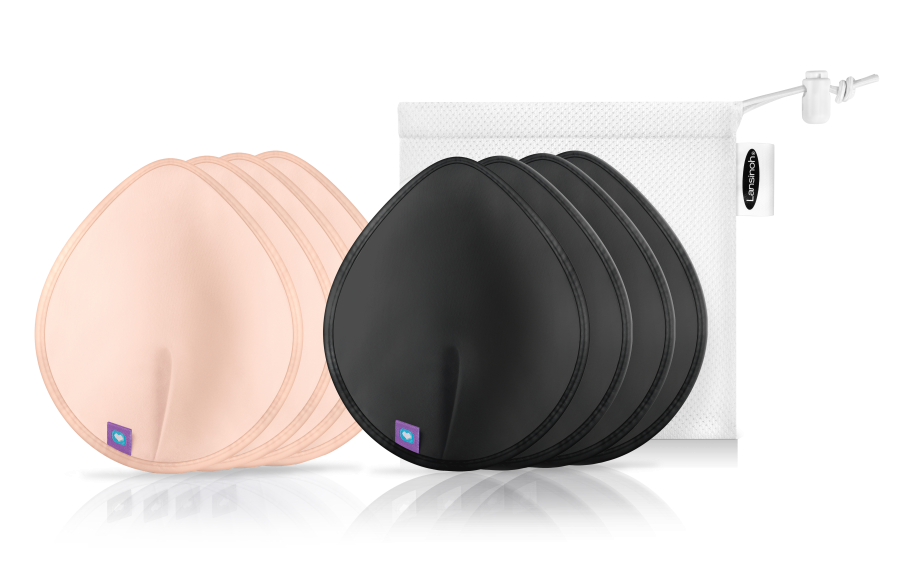 Wkładki laktacyjne wielorazowego użytku w kolorach, 8szt. / Lansinoh