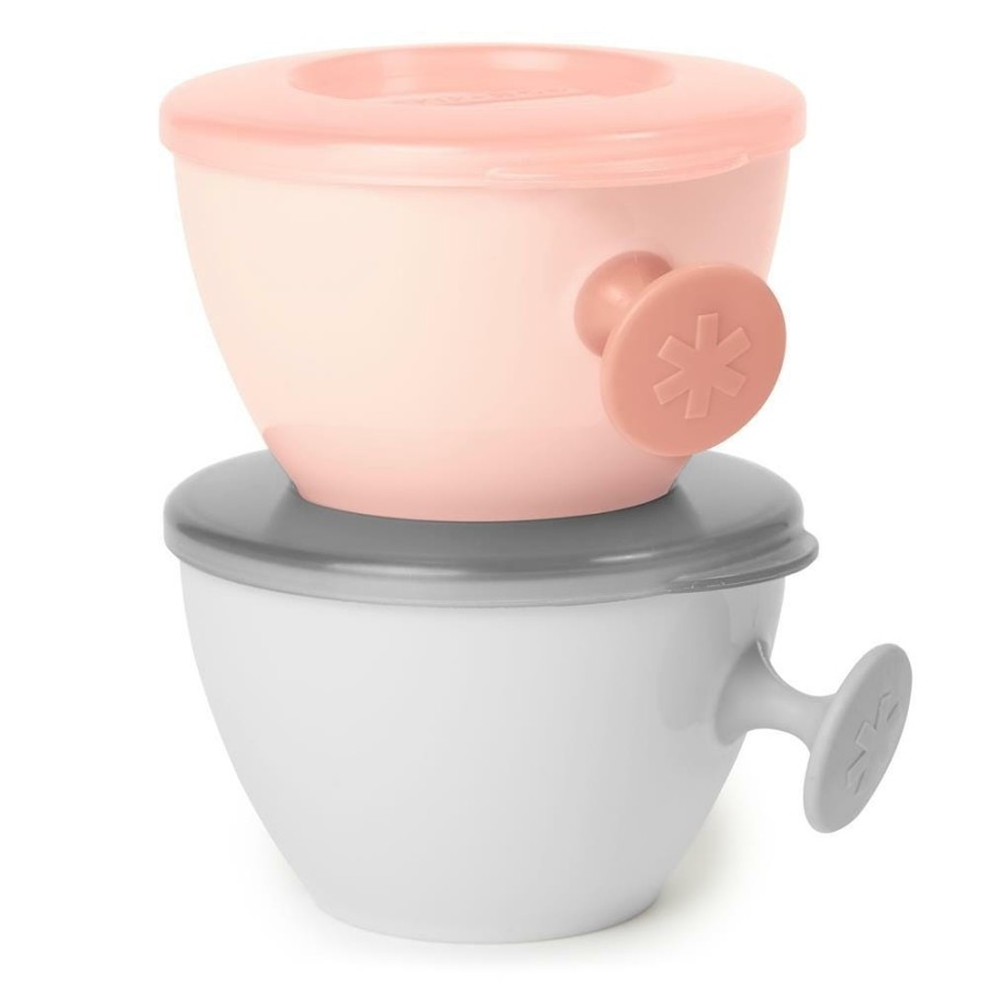 Zestaw misek Easy-Grab Grey-Coral / Skip Hop